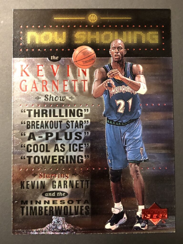 1999-00 Upper Deck Now Showing #NS16 Kevin Garnett – Cataloged Clutter